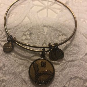 Alex and Ani Pisces Gold Bracelet